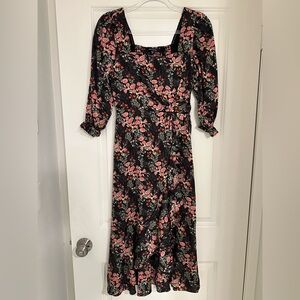 Skies Are Blue Floral Dress Size XS